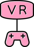 vr spel vector icoon