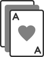 poker kaarten vector icoon