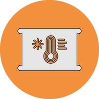 thermometer vector pictogram