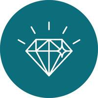 diamant vector pictogram