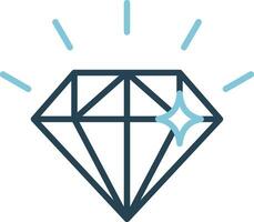 diamant vector pictogram