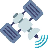 satelliet vector pictogram