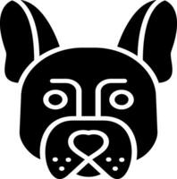 Frans bulldog vector icoon