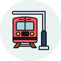 trein station vector icoon