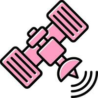 satelliet vector pictogram