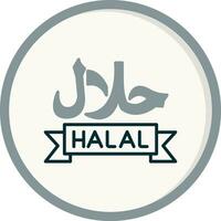 halal vector icoon