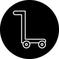 trolley vector pictogram vector