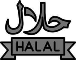 halal vector icoon