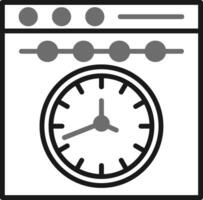 tijd vector icoon