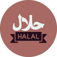 halal vector icoon