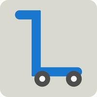 trolley vector pictogram vector