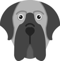 Engels mastiff vector icoon