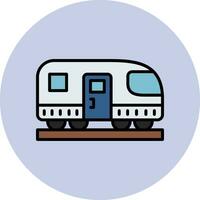 kogel trein vector icoon