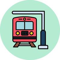 trein station vector icoon