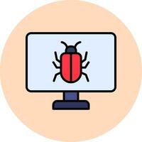 bug vector pictogram