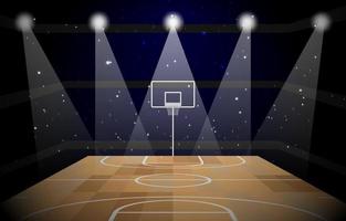 basketbal stadion achtergrond vector