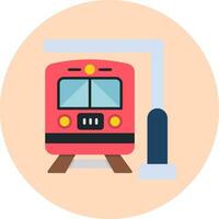 trein station vector icoon