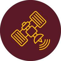 satelliet vector pictogram