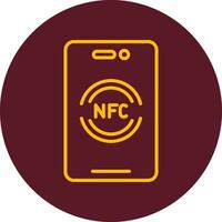 nfc vector icoon