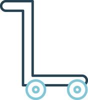 trolley vector pictogram vector