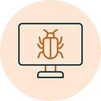 bug vector pictogram