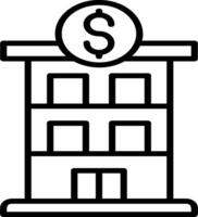 bank vector pictogram