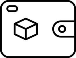 portemonnee vector pictogram