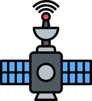 satelliet vector pictogram