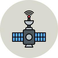 satelliet vector pictogram