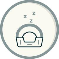 huisdier bed vector icoon