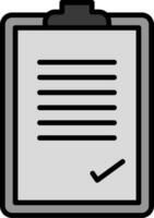 controlelijst vector pictogram