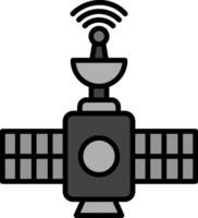 satelliet vector pictogram