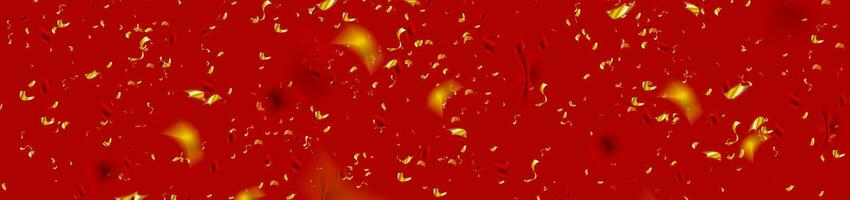 gouden en rood schitteren confetti abstract de luxe achtergrond vector