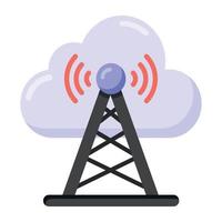 radiocommunicatie toren vector