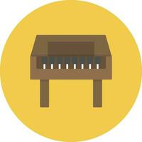 houten piano vector icoon