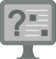 online quiz vector icoon