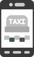 mobiel taxi vector icoon