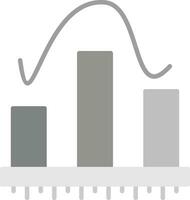 histogram vector icoon