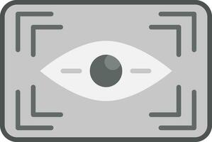 oog scanner vector icoon