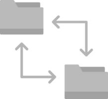 het dossier sharing vector icoon