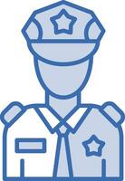 officier vector pictogram