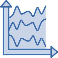 meerdere lijn diagram vector icoon