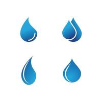 water laten vallen illustratie logo vector ontwerp