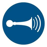 iso 7010 geregistreerd veiligheid tekens symbool pictogram waarschuwingen voorzichtigheid merk op verplicht geluid toeter vector