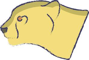 jaguar gezicht hand- getrokken vector illustratie