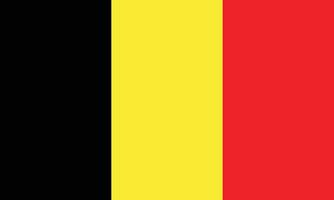 vlak illustratie van belgie vlag. belgie vlag ontwerp. vector