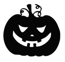 eng vector silhouetten voor halloween