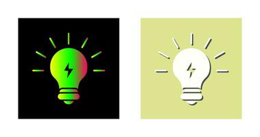 gloeilamp vector pictogram