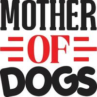 moeder van honden vector
