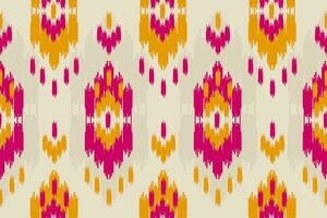 motief etnisch ikat patroon kunst. abstract etnisch ikat naadloos patroon in stam. Mexicaans stijl. vector